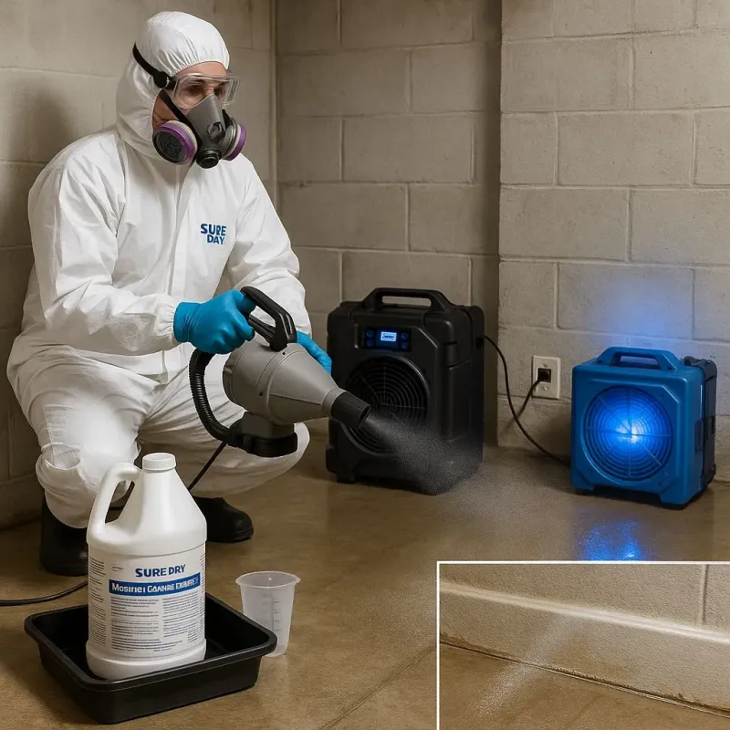 Sanitization and Odor Removal process in Hicksville, OH